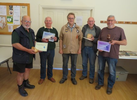 Winners of the May certificates. Judged by Gary Rance